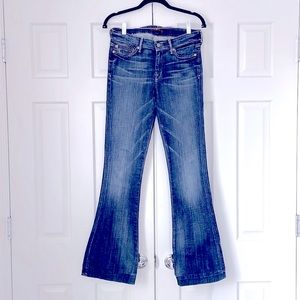 7 for all Mankind flare jeans mid rise | 7 for all mankind midrise flare sz 27